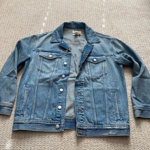 Madewell Oversized Trucker Jean Jacket S